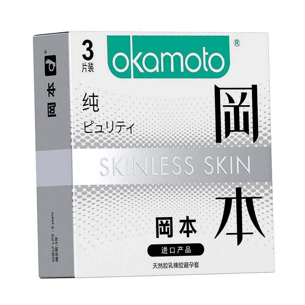 Okamoto Pristine Feel Skinless Condoms 3Pcs