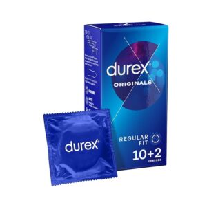 Durex Regular Condoms Original 10+2Pcs