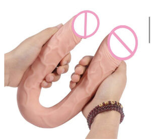 Realistic Silicone Double Headed Dildo
