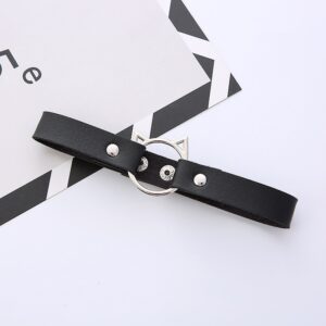 Adjustable Leather Kitten Choker